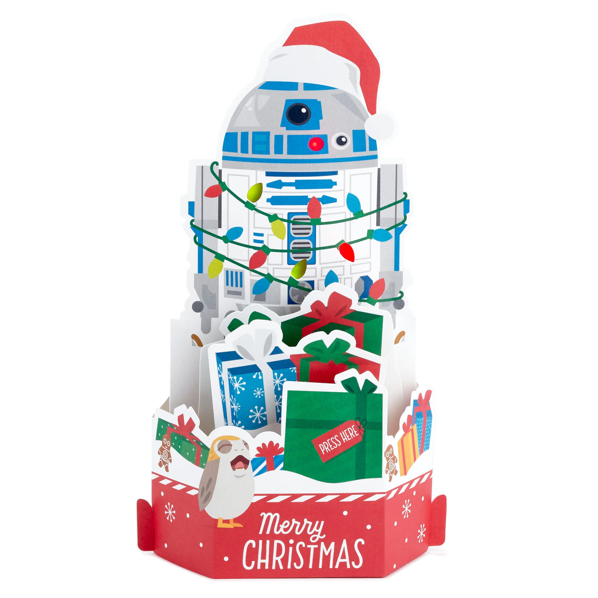 Star Wars Card - R2-D2 3D Pop-Up with Light & Music