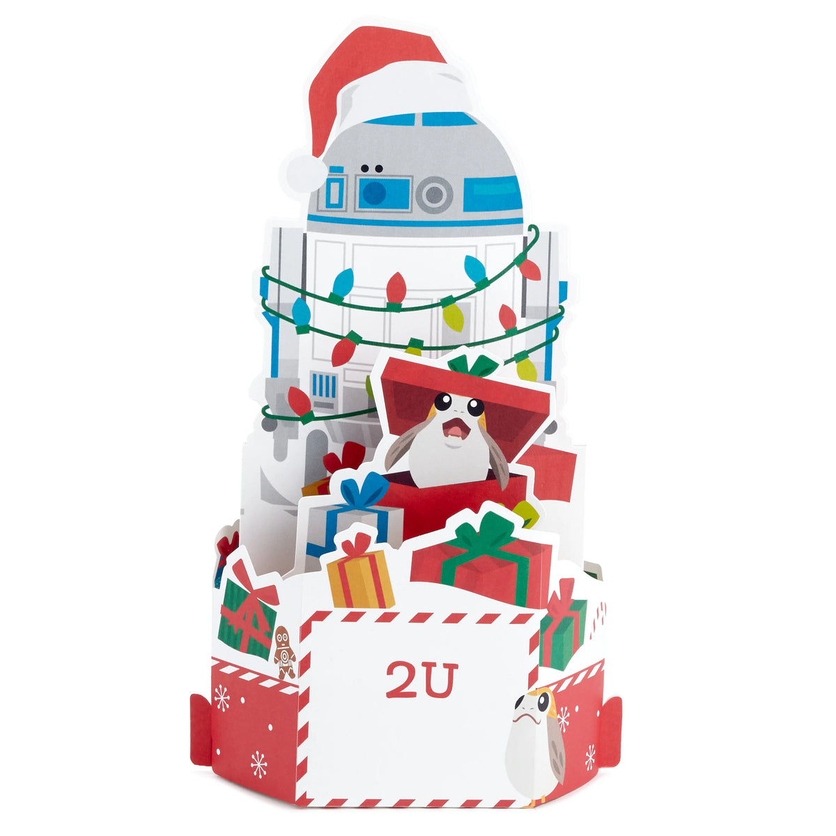 Star Wars Card - R2-D2 3D Pop-Up with Light & Music