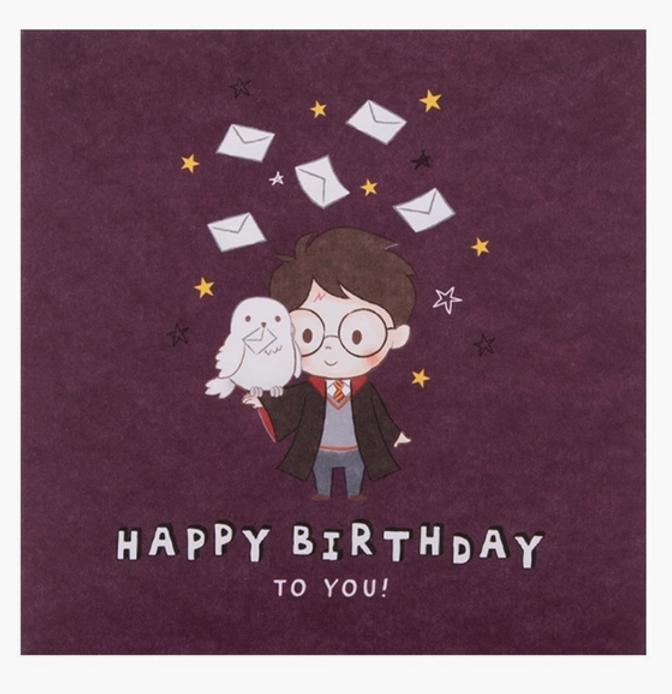 Harry Potter Card - Happy Birthday to You