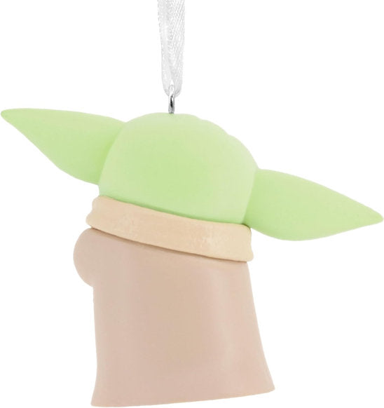 Star Wars Mandalorian Grogu with Frog Hanging Ornament