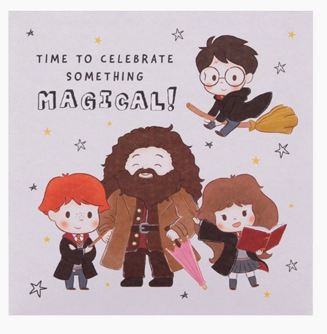 Harry Potter Card - Time to Celebrate Something Magical