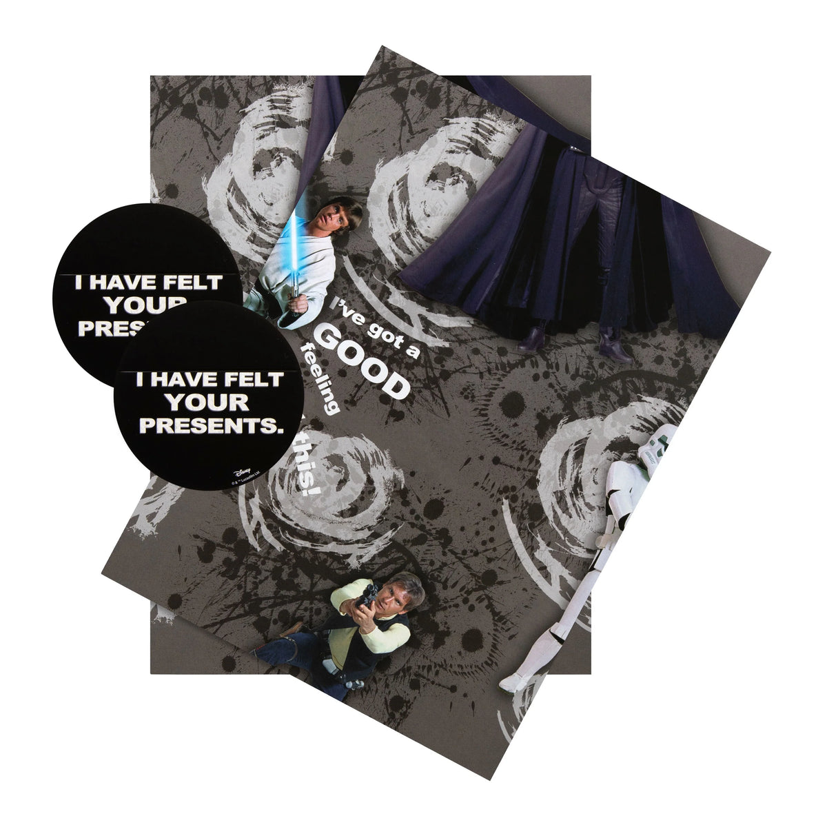 Star Wars Wrapping Paper & Gift Tag Pack