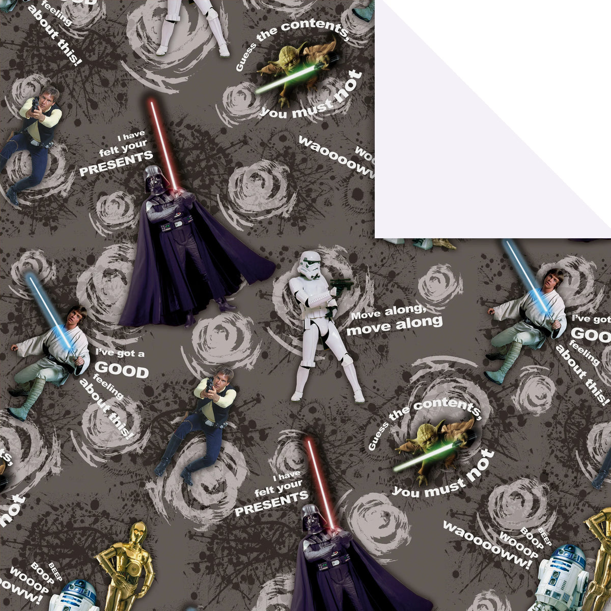Star Wars Wrapping Paper & Gift Tag Pack