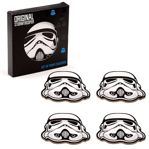 Star Wars Original Stormtrooper Set of 4 Cork Coasters