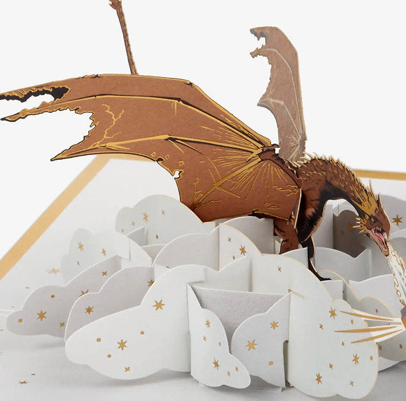 Harry Potter Card - 3D Pop-Up Harry and Dragon