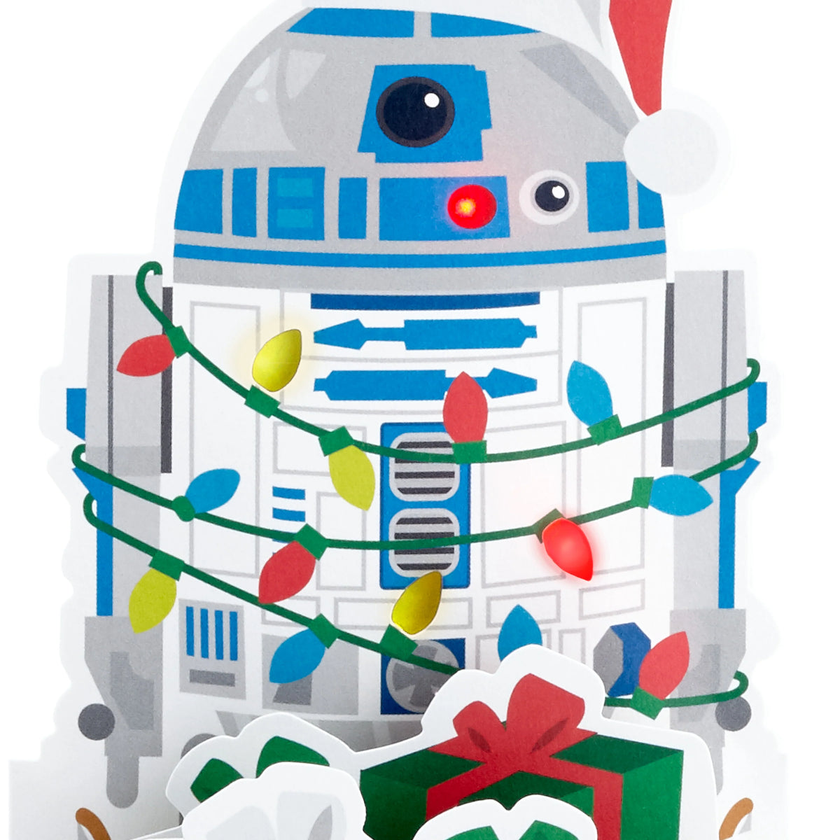 Star Wars Card - R2-D2 3D Pop-Up with Light & Music