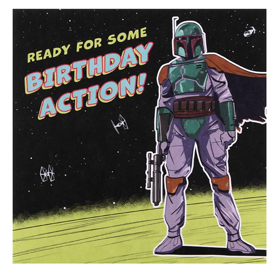 Star Wars Card - Ready for Some Birthday Action