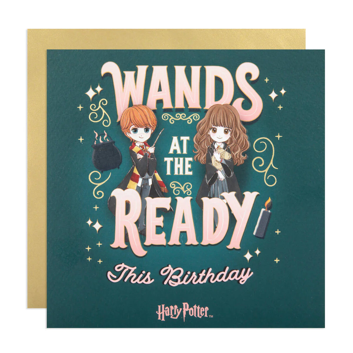 Harry Potter Card - Wands at the Ready Birthday
