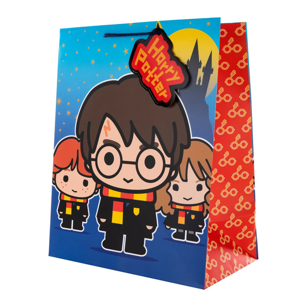 Harry Potter Gift Bag - Large Cartoon Design