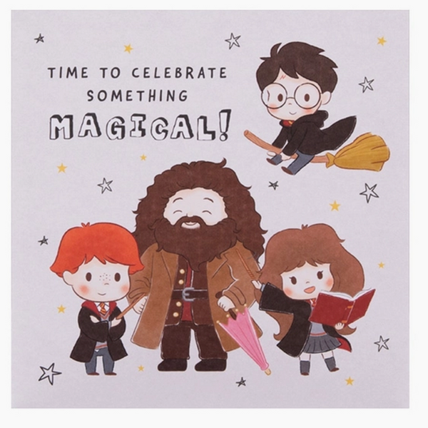 Harry Potter Card - Time to Celebrate Something Magical