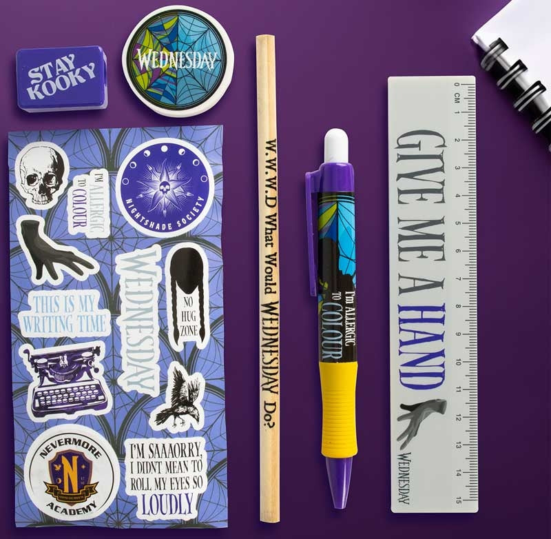 Wednesday Stationery Set – Paper Bag